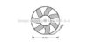 AVA QUALITY COOLING OL7522 Fan, radiator